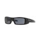 Oakley GASCAN OO9014 Sunglasses For Men + Accessories Bundle (Matte Black/Grey (03-473), 61)