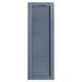 Alpha Shutters Cathedral Top Full-style Open Louver Shutters Pair Vinyl | 59 H x 16 W x 0.125 D in | Wayfair L216059033