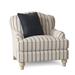 Armchair - Birch Lane™ Sullivan 38" Tufted Down Cushion Wide Armchair Polyester/Cotton/Fabric/Other Performance Fabrics in Brown | Wayfair