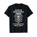 Totenkopf Mechaniker Papa Garage Cool Tuning Geschenk T-Shirt