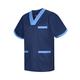 MISEMIYA - Medizinische Uniformen Unisex Top Krankenschwester Krankenhaus Berufskleidung - XX-Large, Azul 8171-8