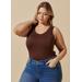 Plus Size Easy Basic Knit Tank Top