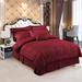 Wade Logan® Alessondra Microfiber Comforter Set Polyester/Polyfill/Microfiber in Red | King Comforter + 9 Additional Pieces | Wayfair