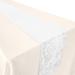 Mercer41 Thurstone Solid Color Rectangular Table Runner Silk, Linen in White | 20 D in | Wayfair 513944BD75024437874C1D9176CF46CD