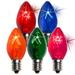 The Holiday Aisle® C7 Twinkle Transparent Bulbs | 1.88 H x 0.88 W x 0.88 D in | Wayfair THDA4834 42671825