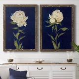 Lark Manor™ PRETTY AS A PEONY I - 2 Piece Picture Frame Print Set on Canvas in Blue/Green/White | 31 H x 44 W in | Wayfair