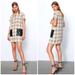 Zara Dresses | New Zara Tweed Shift Dress Pockets Plaid | Color: Black/Tan | Size: Various