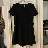 Madewell Dresses | Black Madewell Dress With Lining. Size 0. | Color: Black | Size: 0
