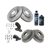 2004-2007 Mitsubishi Galant Front and Rear Brake Pad and Rotor Kit - TRQ BKA16130