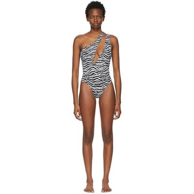 Solidstriped The Issi One Piece Swimsuit White Solid Striped Beachwear On Lyst Marketplace Accuweather Shop