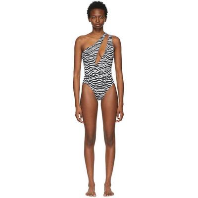 Solidstriped The Issi One Piece Swimsuit White Solid Striped Beachwear On Lyst Marketplace Accuweather Shop