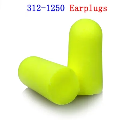 Bouchons d'oreille de sécurité d'origine 312 – 1250 type Bullet authentiques Anti-bruit pour