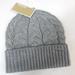 Michael Kors Accessories | Michael Kors Patchwork Cable Knit Cuff Beanie Grey | Color: Gray | Size: Os