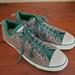 Converse Shoes | Converse Low Rise Unisex Sneakers | Color: Gray/Green | Size: 10