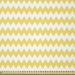 East Urban Home Ambesonne Yellow Chevron By The Yard, Old Fashioned Sharp Zigzag Stripes Geometric Sunny Summer Motif in White | 36 W in | Wayfair