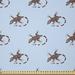 East Urban Home Ambesonne Gecko Fabric By The Yard, Amphibian Reptiles Detailed Illustration Of Lizards Wildlife Pattern in White | 36 W in | Wayfair