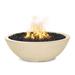 The Outdoor Plus Sedona Concrete Fire Pit Concrete in White | 15 H x 48 W x 48 D in | Wayfair OPT-SED48EKIT-VAN-NG