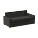 Edgecombe Furniture Avery 80" Square Arm Sofa Bed Sleeper Other Performance Fabrics in Yellow/Black | 33 H x 80 W x 36 D in | Wayfair