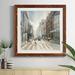 Red Barrel Studio® City View - Picture Frame Painting Print on Paper in Black/Blue/Green | 35.5 H x 35.5 W x 1.5 D in | Wayfair