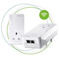 Devolo Magic 1 WiFi High Performance Powerline Starter Kit with Mesh WiFi, Up to 1200 Mbps Via Powerline, WiFi ac, WiFi Anywhere, Access Point, 2x Fast Ethernet LAN Ports, Pass-Through Socket (Refurbished)