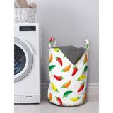 East Urban Home Ambesonne Peppers Laundry Bag, Chili Pepper Pattern w/ Colorful Digital Vegetable Art Design Composition Vegan | 19 H in | Wayfair