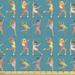 East Urban Home Ambesonne Ice Skates Fabric By The Yard, Women Poses Performing Doing Exercises & Tricks | 36 W in | Wayfair