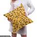 East Urban Home Ambesonne Yellow Brown Fabric By The Yard, Retro Style Hexagonal Shapes Honeycomb Beehive | 36" W x 58" L | Wayfair