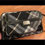 Burberry Bags | Burberry London Blue Label Shoulder/Crossbody Bag | Color: Black/Blue | Size: W 22cm X H 14 Cm X D 8 Cm