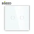 Bseed-Variateur Tactile Standard UE 2 lèvent 1 Voie LED Blanc Noir Gris localité Clip