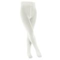 FALKE Unisex Kinder Strumpfhose Family K TI nachhaltige biologische Baumwolle dick einfarbig 1 Stück, Weiß (Off-White 2040) neu - umweltfreundlich, 134-146