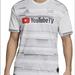 Adidas Shirts | 2020 Lafc Away Authentic Jersey Large White/Gray | Color: Gray/White | Size: Xl