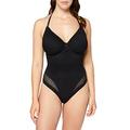 Pour Moi? Women's Castaway Adjustable Halter Underwired Suit Swimsuit, Black (Black Black), (Size:32E)