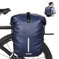 Rhinowalk Bike Pannier Bag 20L Bicycle Rear Rack Bag Laptop Storage Bag Backpack Shoulder Bag with Rain Cover