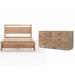 Grain Wood Furniture Loft Queen Solid Wood Platform Bedroom Set Wood in Brown | Wayfair SetLF0389-1D