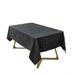 House of Hampton® Cedarville Solid Color Tablecloth Polyester in Black | 144" L x 60" W | Wayfair EAE9AA1A8C474EEA9A3ABDA0ECC55C0C