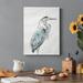 Highland Dunes BLUE HERON I - Wrapped Canvas Print Metal in Blue/Gray/White | 32 H x 24 W x 1 D in | Wayfair 7986F14C3DDA4558BA653F373B36B189