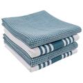 Lark Manor™ Centerband & Waffle Mixed Flat 4 Piece Assorted Linens Set Cotton in Gray | Wayfair 44562932430C436CAF6D933198D7FD04