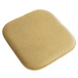 Latitude Run® Saurya Premium Thick Comfortable Outdoor Cushion Memory Foam Chair Pads Honeycomb Pattern Nonslip Rubber Back Seat Topper Rounded Square 16 X 16" Seats | Wayfair