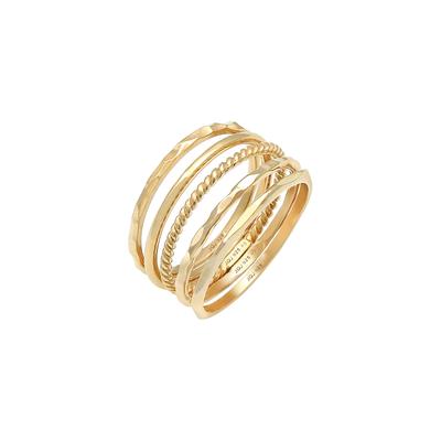 Elli Stapelringe Stacking Bandring 5er Set 925 Silber 58 Damen Image