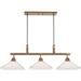 Uttermost Kalizma Home Brookdale 43 Inch 3 Light Linear Suspension Light - 21346