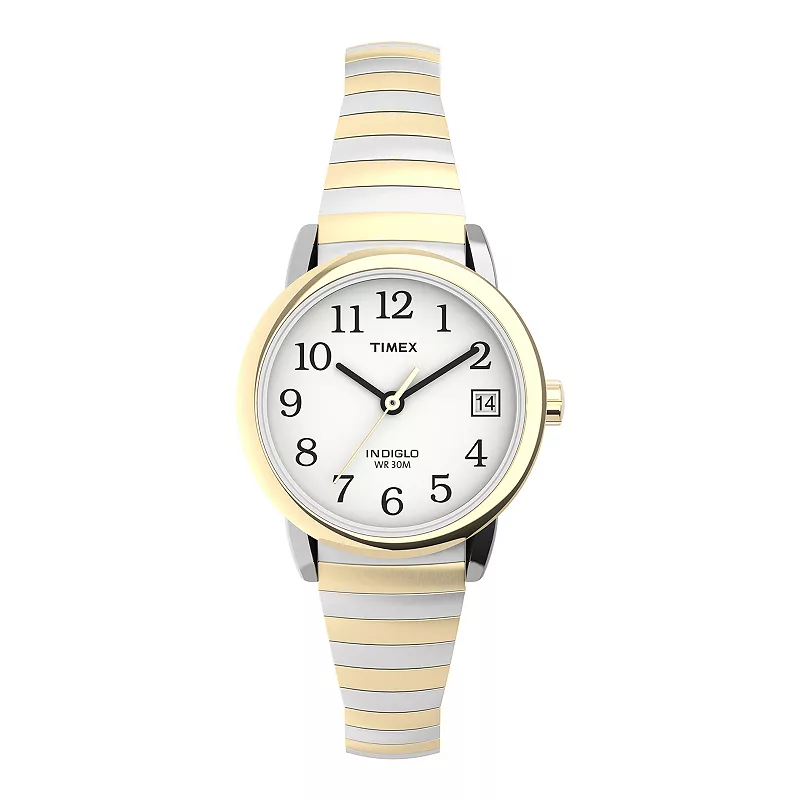 Timex Easy Reader Women's Two-Tone Expansion Band Watch - TW2U79100JT, Size: Small, Multicolor