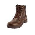 Men's Boulder Creek™ Zip-up Work Boots by Boulder Creek in Dark Brown (Size 16 M)