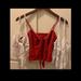 Brandy Melville Tops | Bundlenof Sasha Tops | Color: Red/White | Size: One Size But Can Only Fit With Size Small