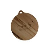 Labell Reversible Canadian Maple Utility Board w/ Engraving On One Side: Family, Where Life Begins & Love Never Ends in Brown/Red | Wayfair LQ90007