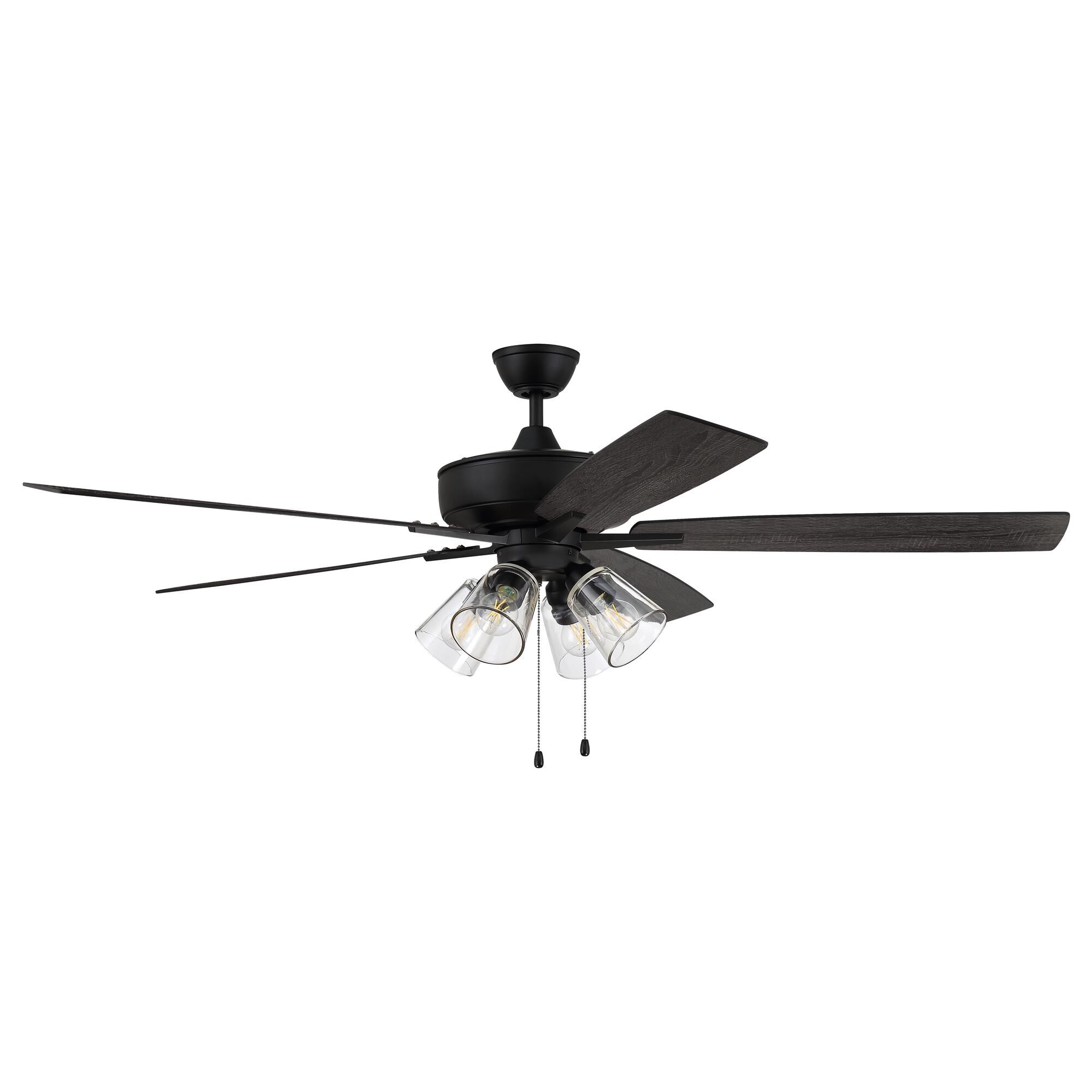 Craftmade Super Pro 60 Inch Ceiling Fan with Light Kit - S104FB5-60FBGW