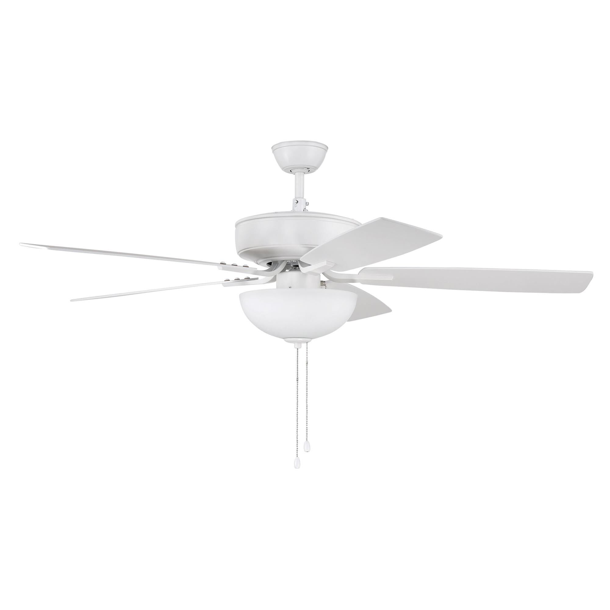 Craftmade Pro Plus 52 Inch Ceiling Fan with Light Kit - P211W5-52WWOK