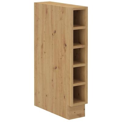 Unterschrank Regal 15 cm Eiche Artisan Küchenzeile Küchenblock Küche Image
