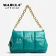 MABULA-Fourre-tout en cuir matelassé pour femme sac à main à bandoulière carré avec sangle