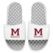 Men's ISlide White Morehouse Maroon Tigers Primary Logo Slide Sandals