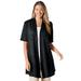 Plus Size Women's Lightweight Open Front Cardigan by Woman Within in Black (Size 6X) Sweater